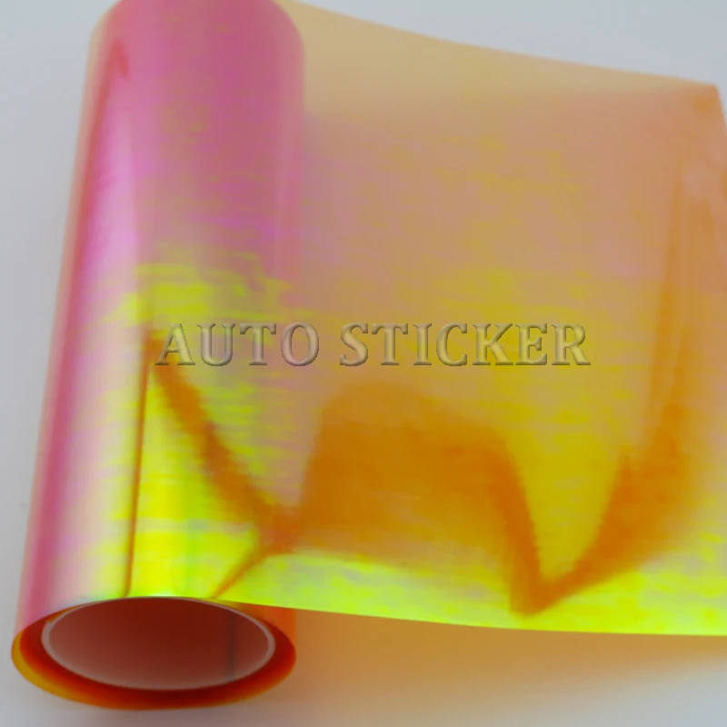 Виниловая пленка для фар-хамелеонов, 30x200/300/400/500 см