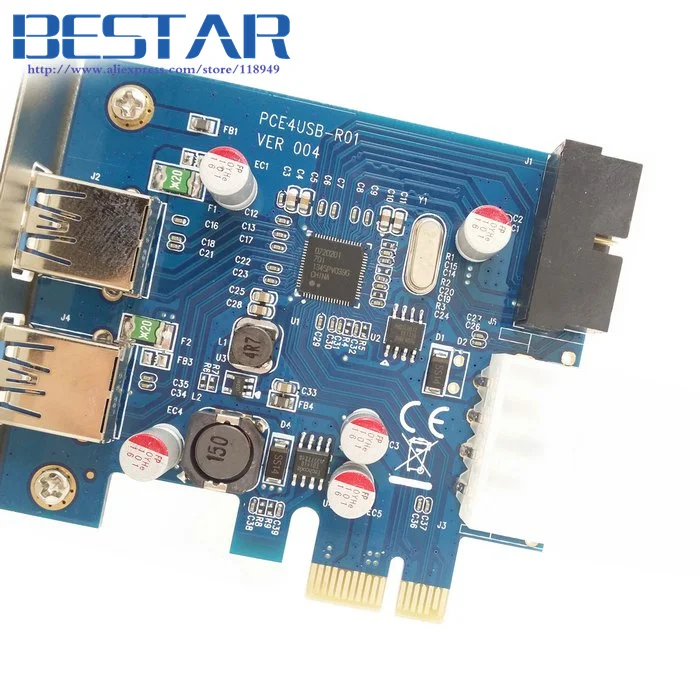 USB 3 0 3.0 PCI E pcie карта и 2 порта 20 контактный Женский низкопрофильный кронштейн с