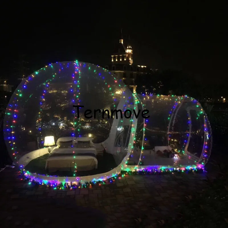 110/220V Открытый Кемпинг надувной пузырь палатка Большой DIY House украшения для четкой