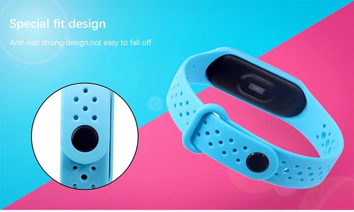 Boorui спортивный mi band 3 ремешок удобные красочные смарт-аксессуары ремешок для xiaomi mi 3 Смарт-браслеты