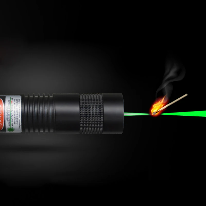 Мощный 532 нм военный 5 мВт зеленый 009 лазерная указка регулируемый фокус Lazer Ручка
