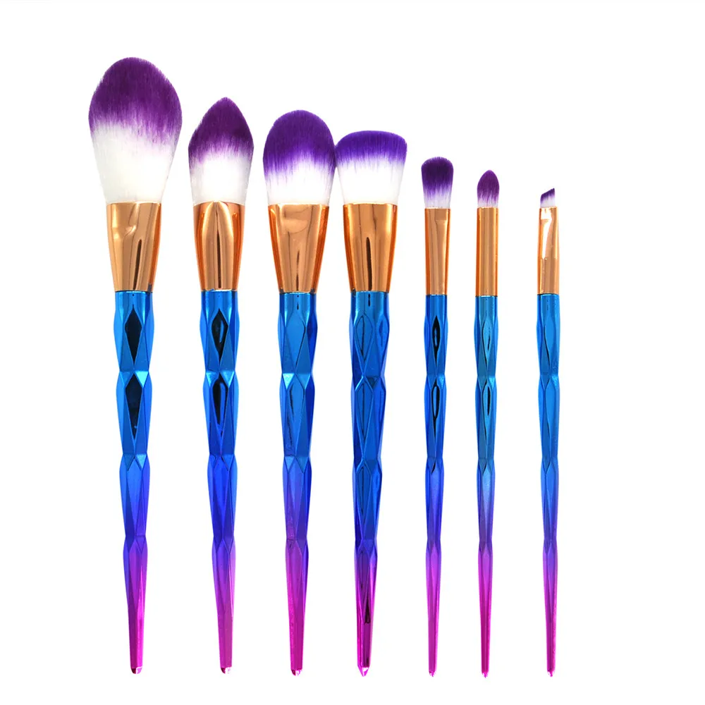 7 шт. набор кистей для макияжа Профессиональные Тени век подводка глаз