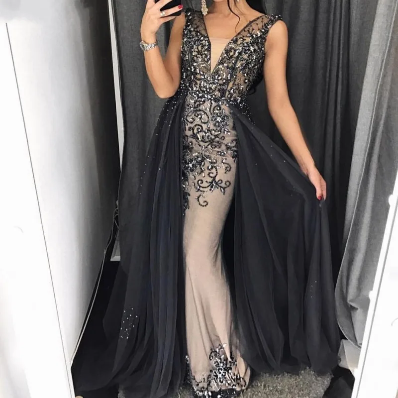 Abiye vestido de festa Длинные вечерние платья abendkleider изготовленный на формальный заказ платье с аппликацией robe de soiree вечернее платье