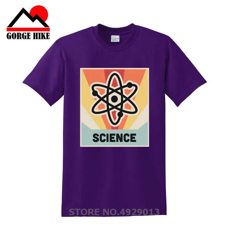 Atheist Logo Science Atom Geek Nerd Мужская свободная хлопковая Футболка с биологией футболка