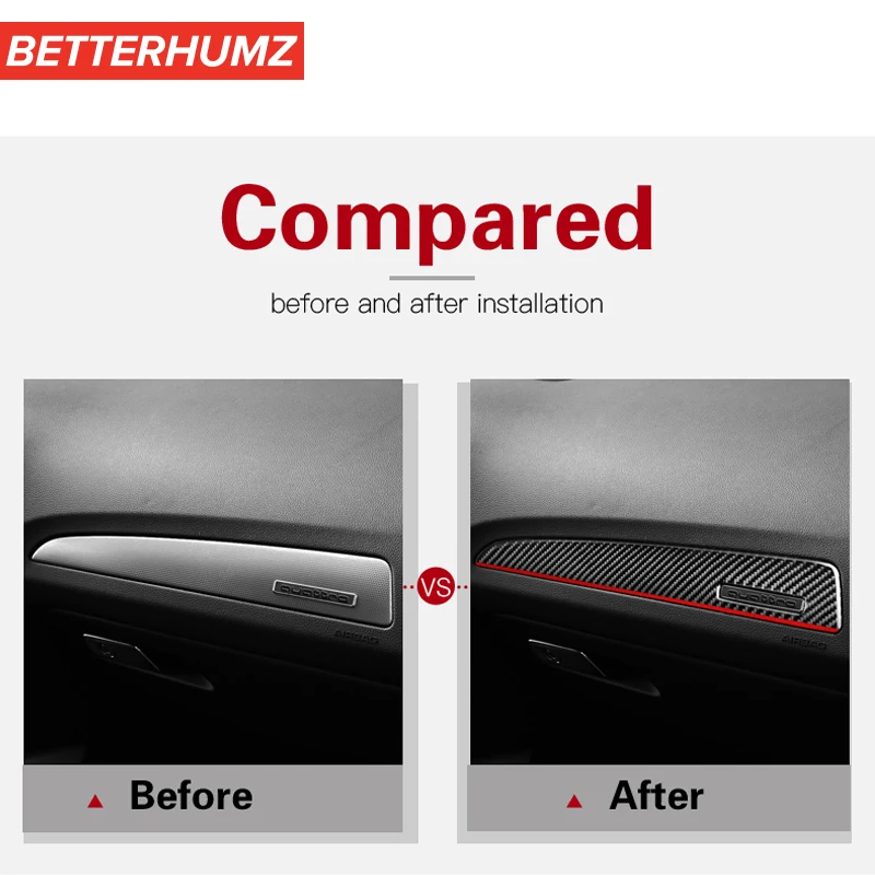 BETTERHUMZ внутренняя отделка из углеродного волокна обшивка дверной панели Copilot