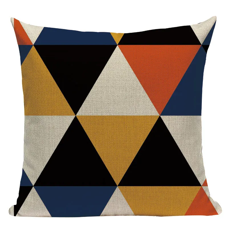 Чехол для подушки с геометрическим рисунком|handmade pillow cover|sofa covervelvet cover |