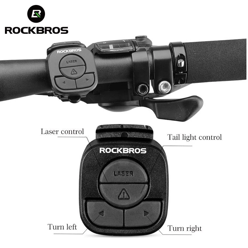 ROCKBROS велосипедный фонарь usb Перезаряжаемый задний светильник с дистанционным