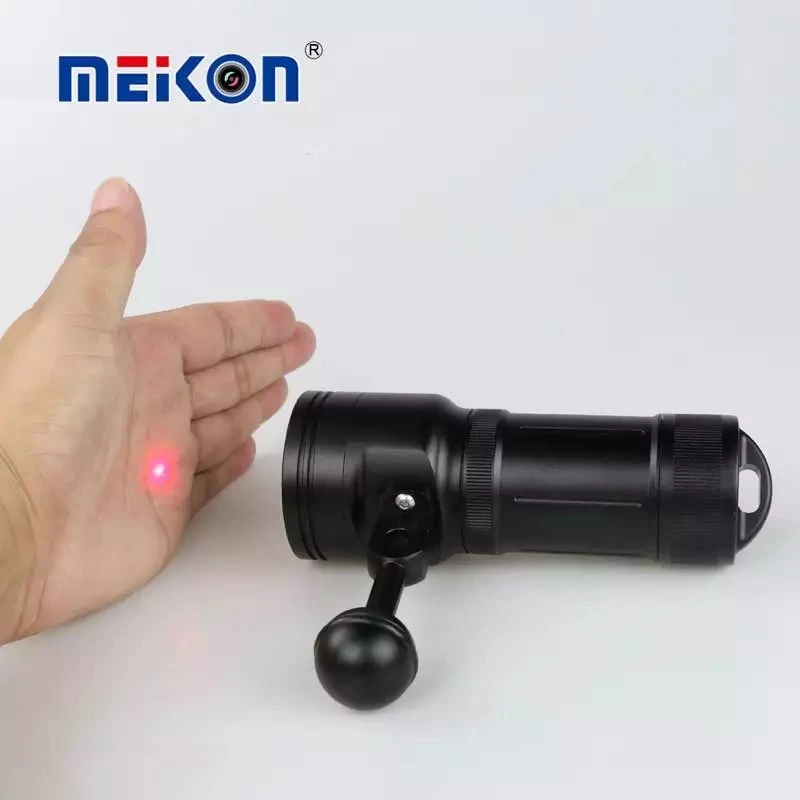 MK-15 Meikon 2400LM Дайвинг яркий фонарь освещение с лазером для подводной воды видео камеры фотографии Подводное