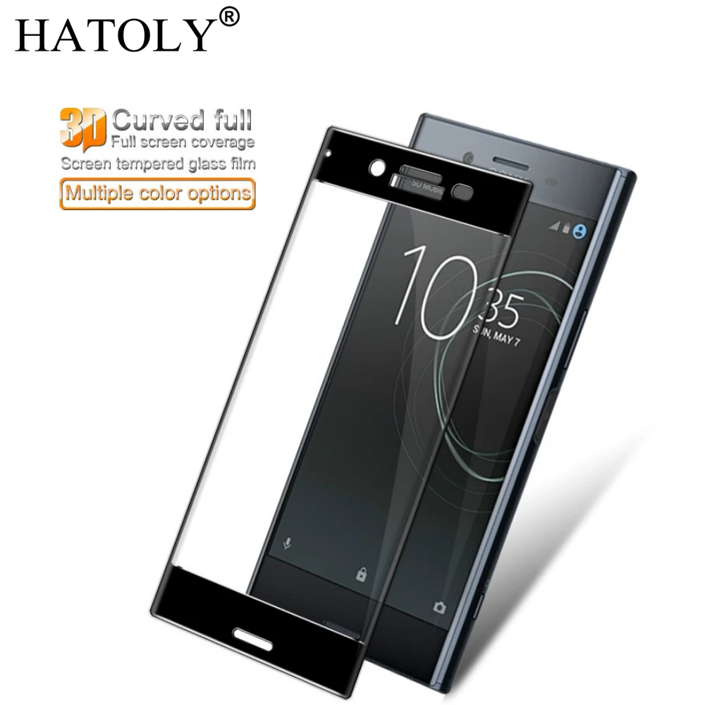 1 шт. закаленное стекло для Sony Xperia XZ Премиум Защита экрана полное покрытие 3D