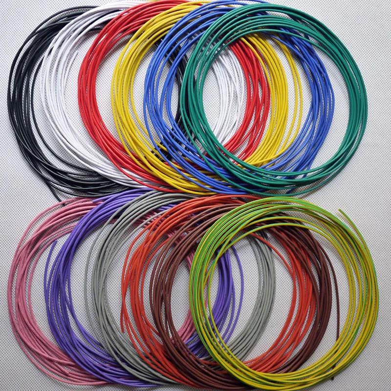 20 м * 12 шт. 24AWG UL1007 гибкий электронный провод 24 awg 1 4 мм ПВХ DIY ремонтный кабель