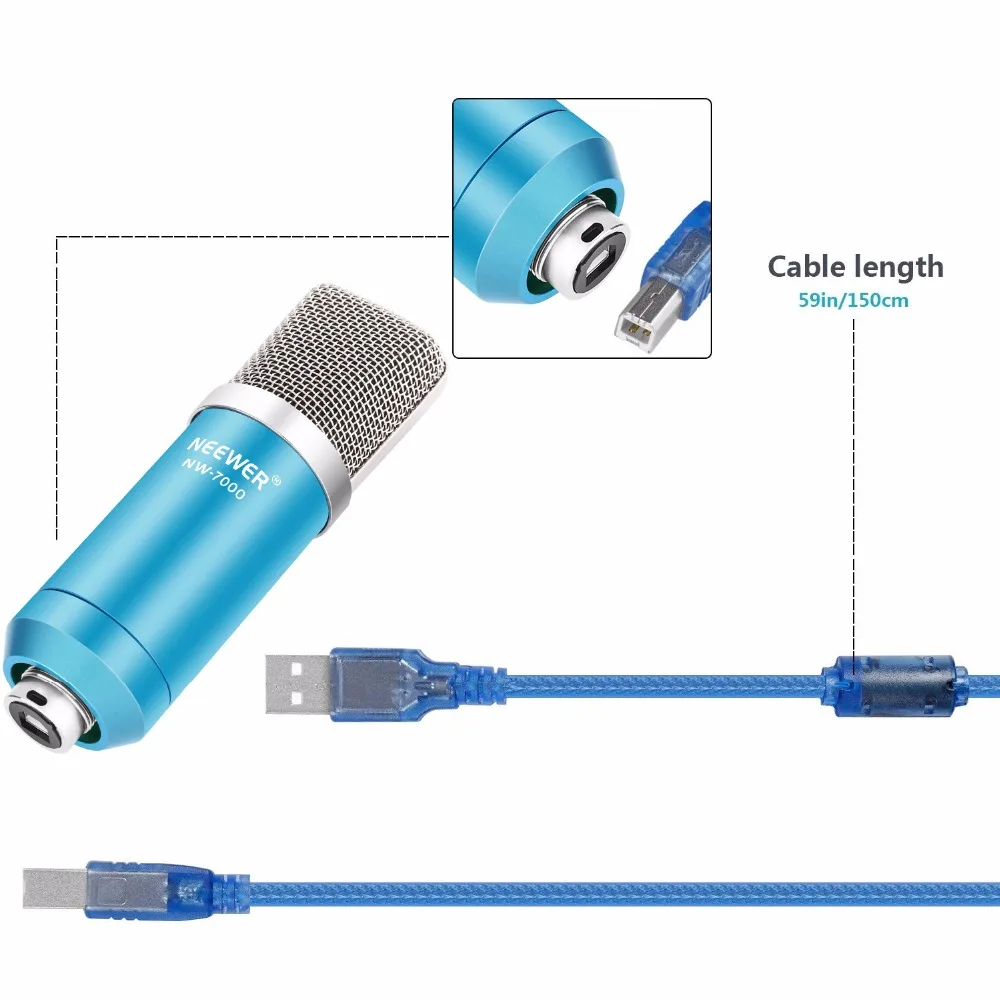 Neewer NW 7000 USB конденсаторный микрофон набор для профессионального студийного