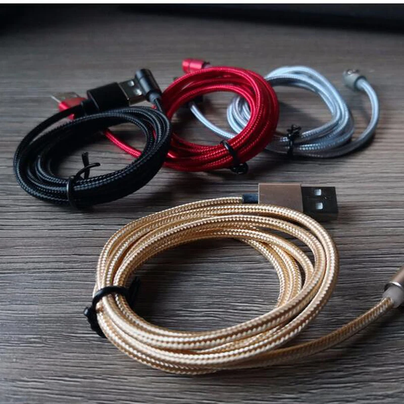 Светодиодный магнитный кабель мобильный телефон игровой Micro USB нейлоновый