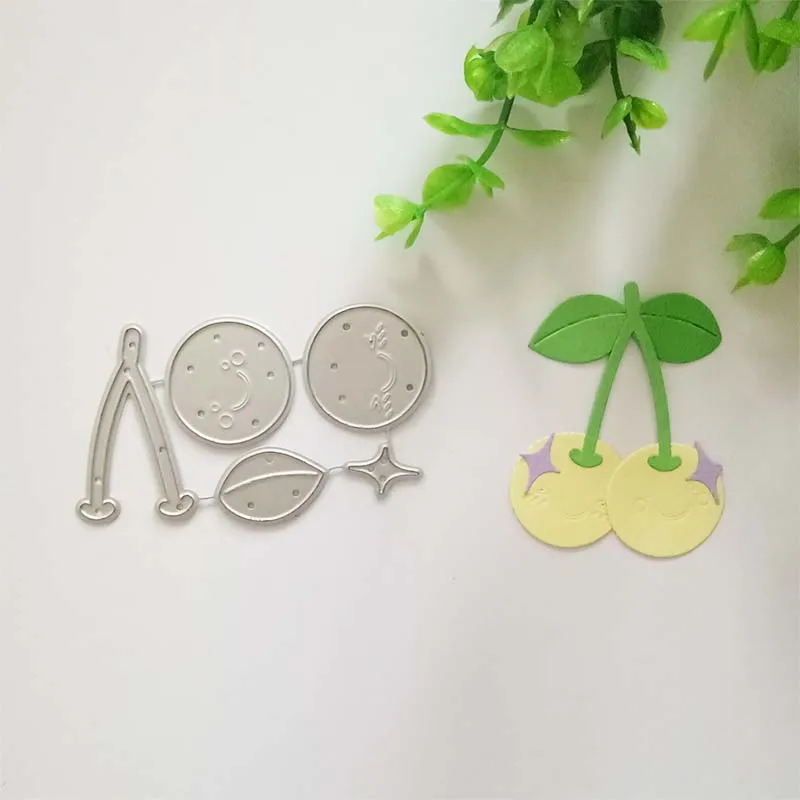 Ручная работа милая вишня мультяшная серия режущие штампы трафареты для