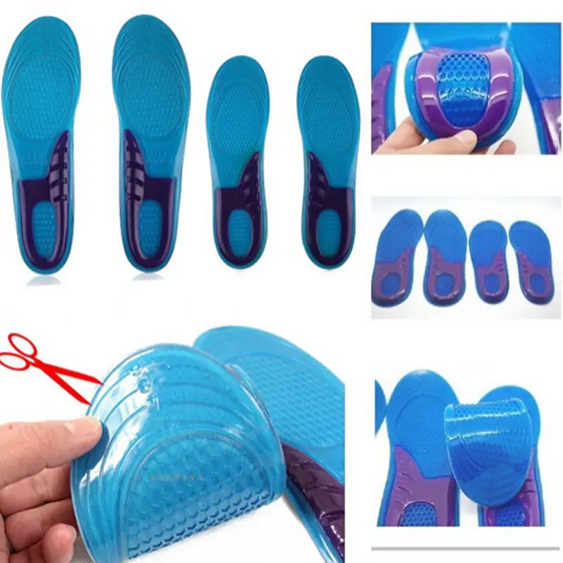 Новинка 2017 года женский унисекс массажные гель ортопедические стельки рабочие