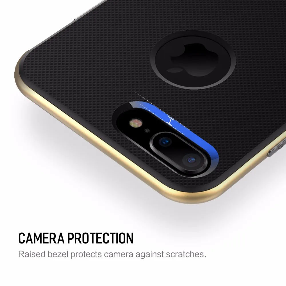 Рок чехол для телефона для iPhone 8/8 плюс защитный корпус, серия Royce задняя крышка чехол для iPhone 8 Plus Coque с подставкой