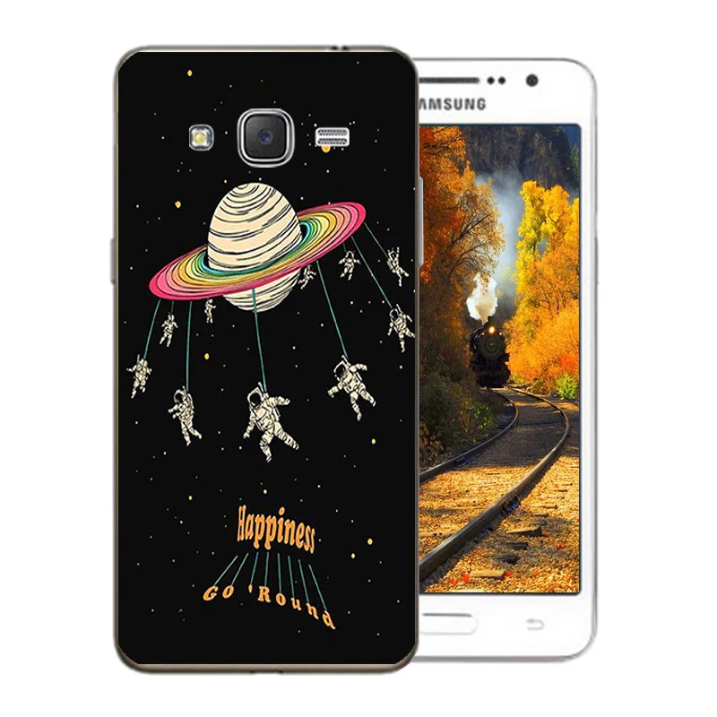 Чехол для телефона Samsung Galaxy Grand Prime TPU Silicon Space Moon шаблон G530F G531H G530FZ G5306W G5309W