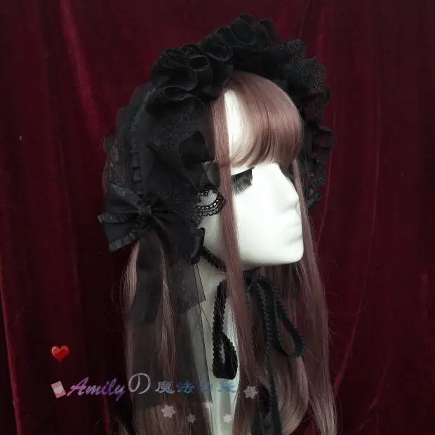 Женская винтажная лента для волос Bnt японский Готический бант принцессы