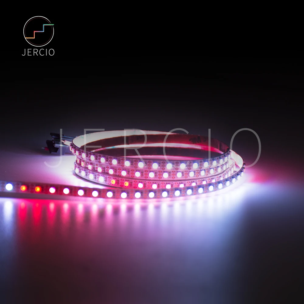 Jercio XT1511-2427, как ws2812b 1 м/2 м/5 м 60/100/144 светодиодов/м 256 уровень серого программируемый SMD2427 Волшебная светодиодная Пиксельная лента