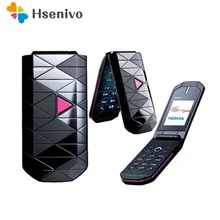 Nokia 7070 Refurbished-Original 7070 Prism Flip Nokia 7070 2G Unlocked Cheap Cell Phone refurbished Free shipping