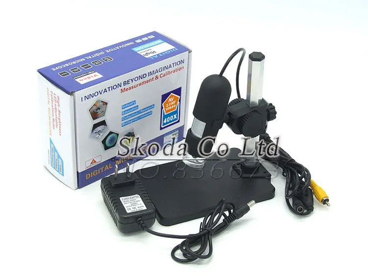 Бесплатная доставка 2MP 400X HD цифровой av адаптер ТВ видео микроскоп эндоскопа