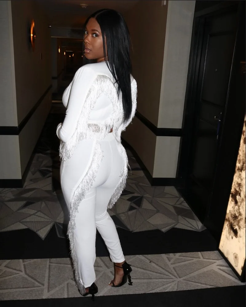 Осень 2019 сексуальный женский костюм из двух предметов блейзер и брюки-карандаш