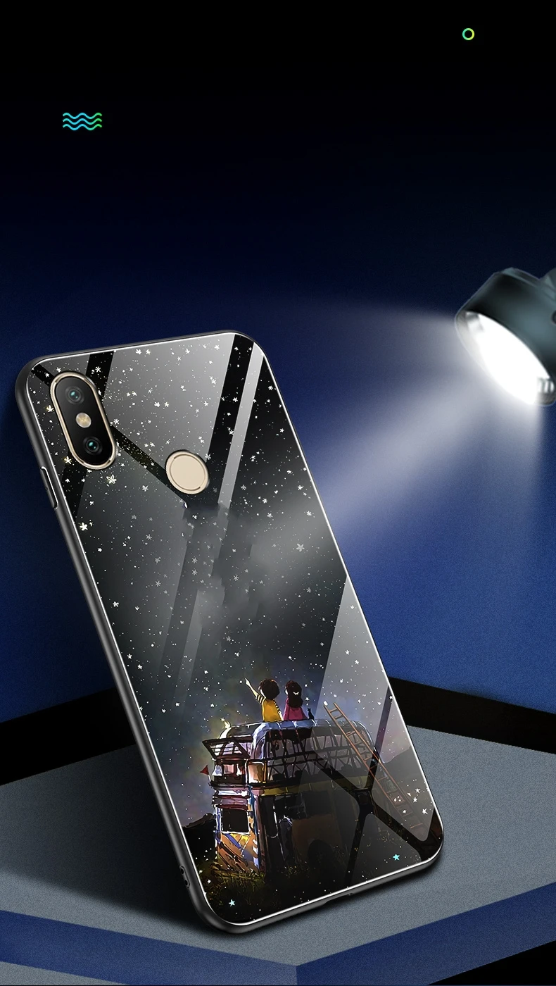 Стеклянный чехол для Xiao mi Red mi K20 Pro mi 9T Red mi 7A чехол противоударный Lu mi nous закаленное стекло чехол для Xiao mi Red mi 8 8A 7 Чехол