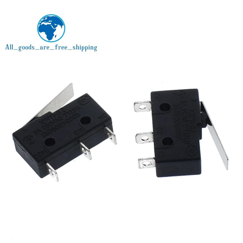 10 шт. Переключатель ВКЛ/ВЫКЛ KW11-3Z 5A 250V микропереключатель 3PIN с пряжкой; Новинка