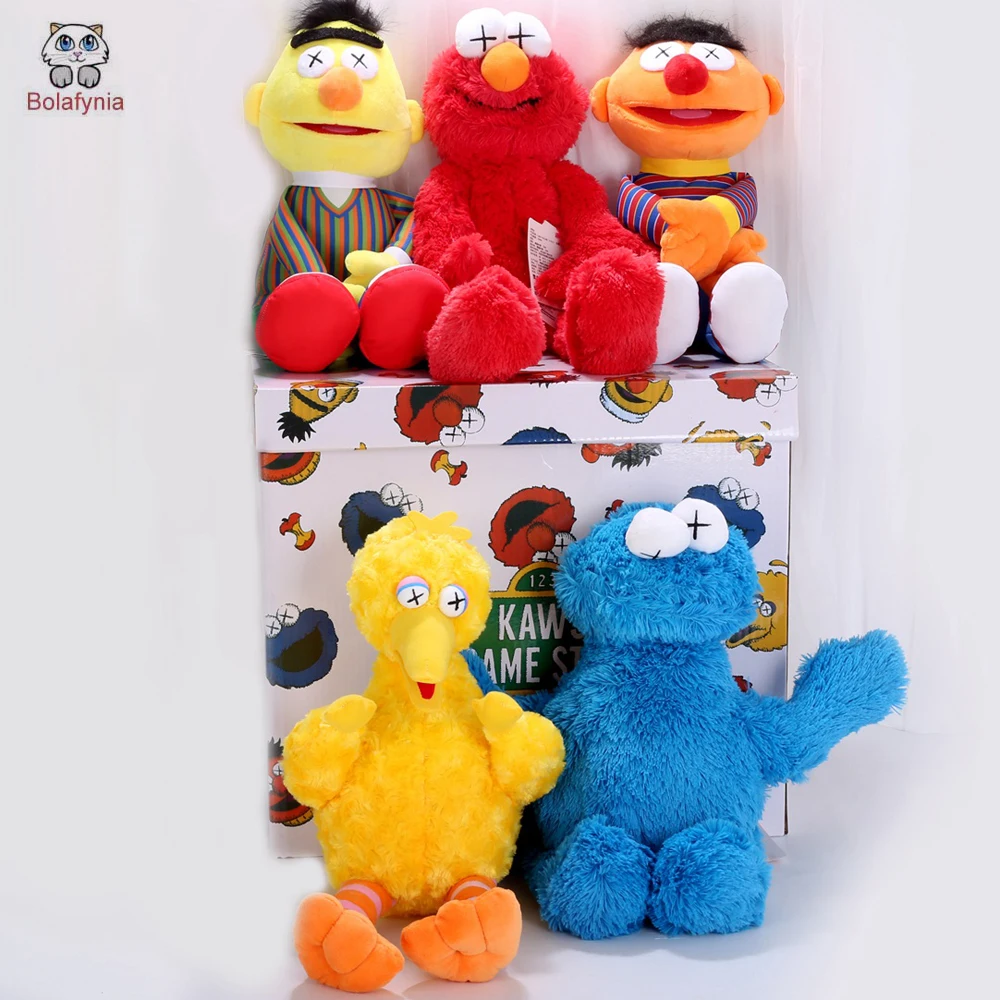 BOLAFINIA Улица Сезам elmo плюшевые игрушки Мультяшные детские Рождество день рождения