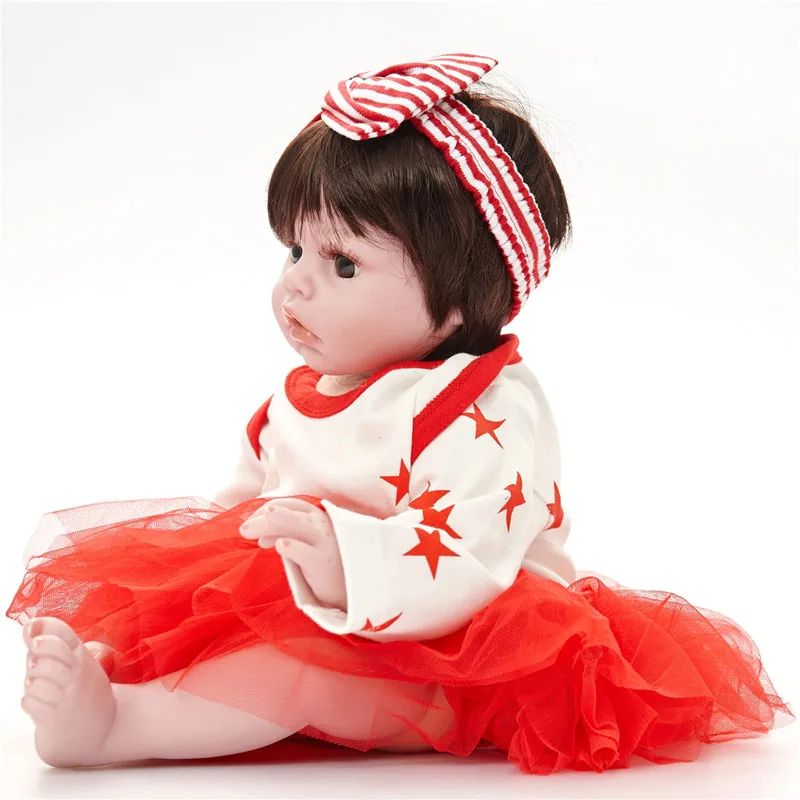 LEOOFU 50 см 20 дюймов подарок на день рождения reborn baby doll Реалистичная мягкая