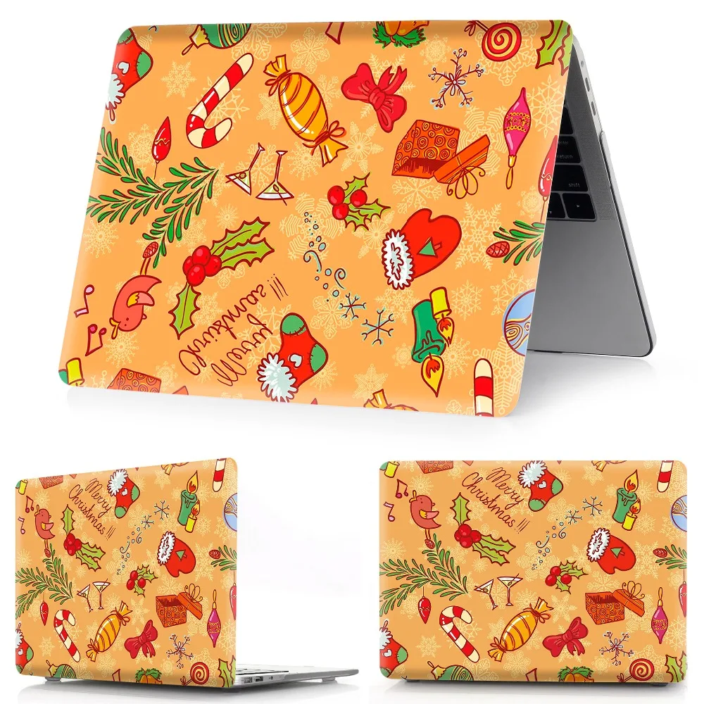 Чехол для ноутбука Apple Macbook Air Pro Retina M1 с рождественской печатью чехол 11 12 13 15 16