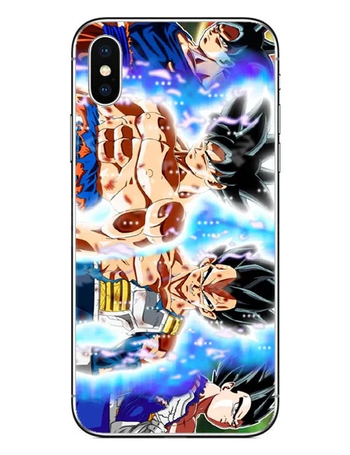 Драконий жемчуг драгонбол z Жесткий ПК чехлы для телефонов iPhone X 10 goku чехол 5 5S SE 6 6S