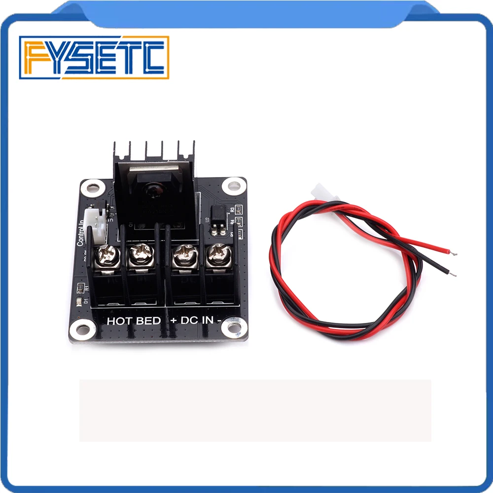 Модуль питания с подогревом для 3D принтера/модуль расширения MOSFET 2 контактный