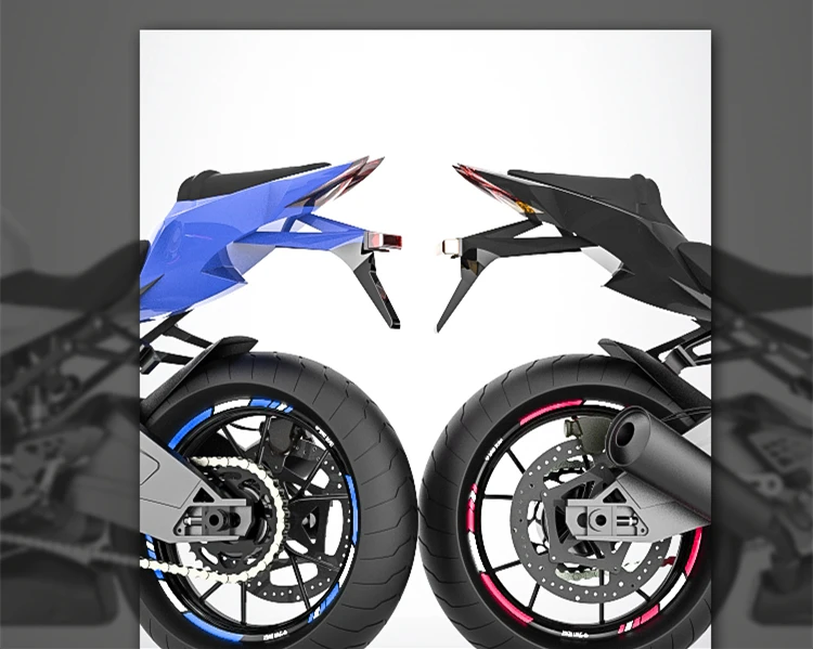 1 комплект 18 дюймов автомобильные полоски на колеса наклейки Светоотражающие