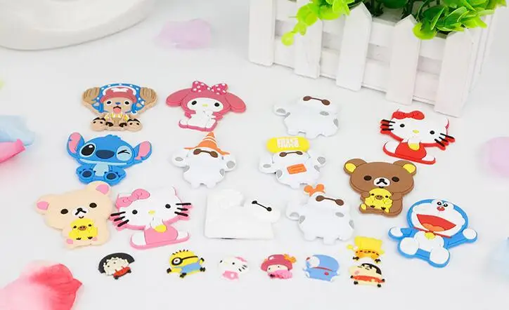 Kawaii Мини Размеры мультфильм рисунок «Hello Kitty» My Melody стежка легко медведь Baymax Магниты на холодильник