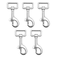 5pcs 316 stainless 60mm 66mm 73mm square eye swivel bolt snap hook diving clip marine yacht rigging hardware for diving