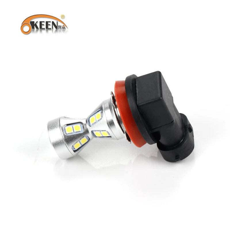 Светодиодный налобный фонарь OKEEN 2 шт. 3030 чип 26SMD H4 светодиодный H8 H11 H9 9006 9005 6000K
