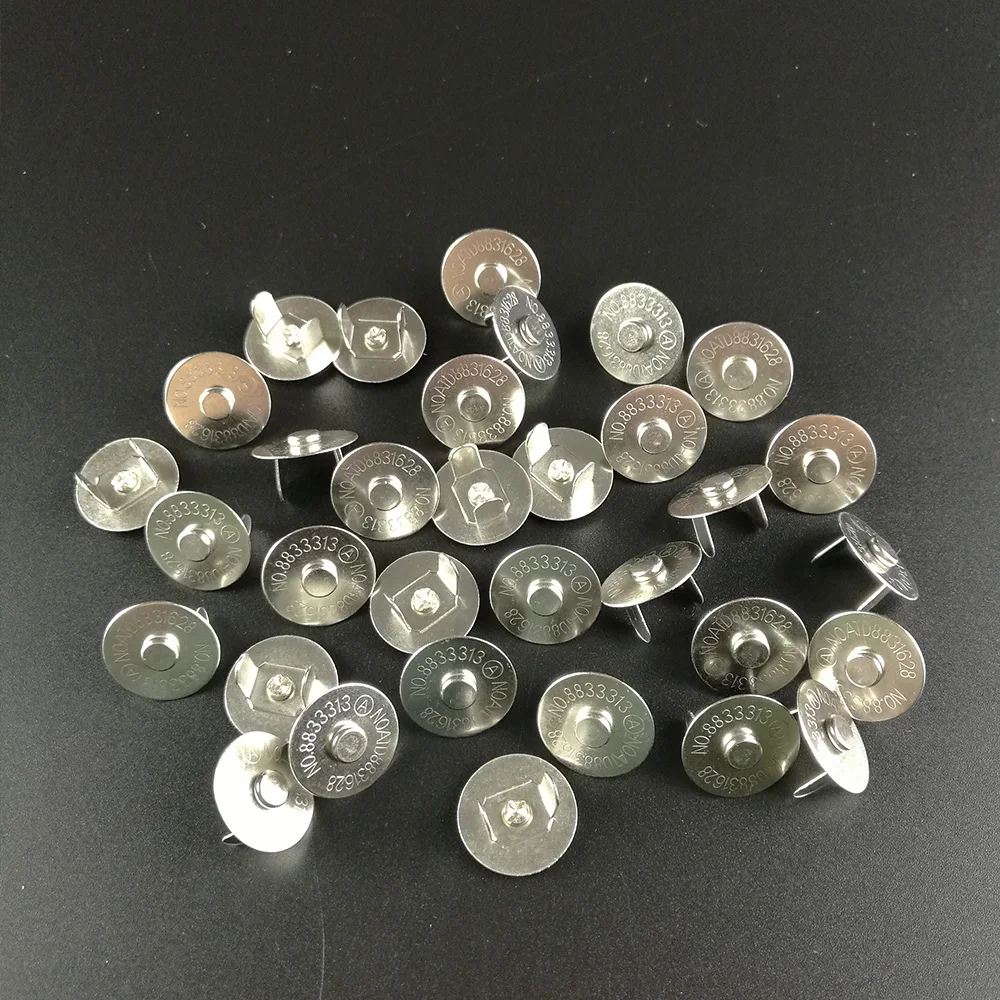 Магнитные металлические магнитные застежки для сумок 14 мм/18 мм 10 комплектов|leather