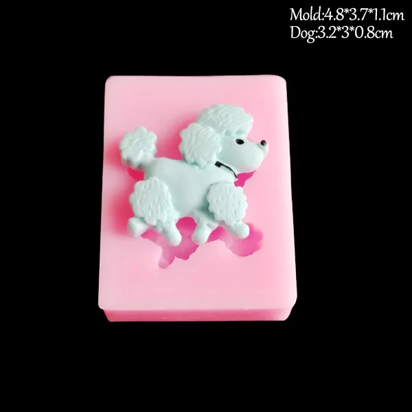 5 новых стилей Симпатичные Собаки силиконовые формы инструменты для украшения