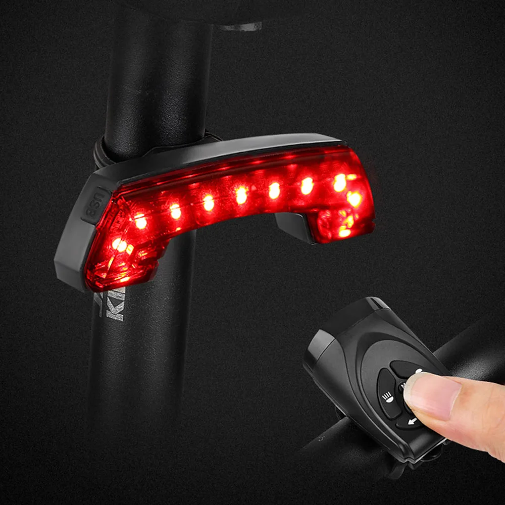 USB Перезаряжаемые хвост светильник велосипед Велоспорт Светодиодный