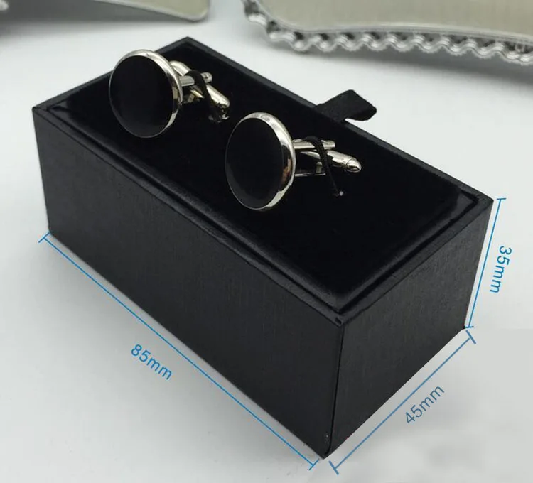 Лидер продаж запонки коробка 3 стиля Подарочная Gemelos Новый Коробки ювелирные Дело