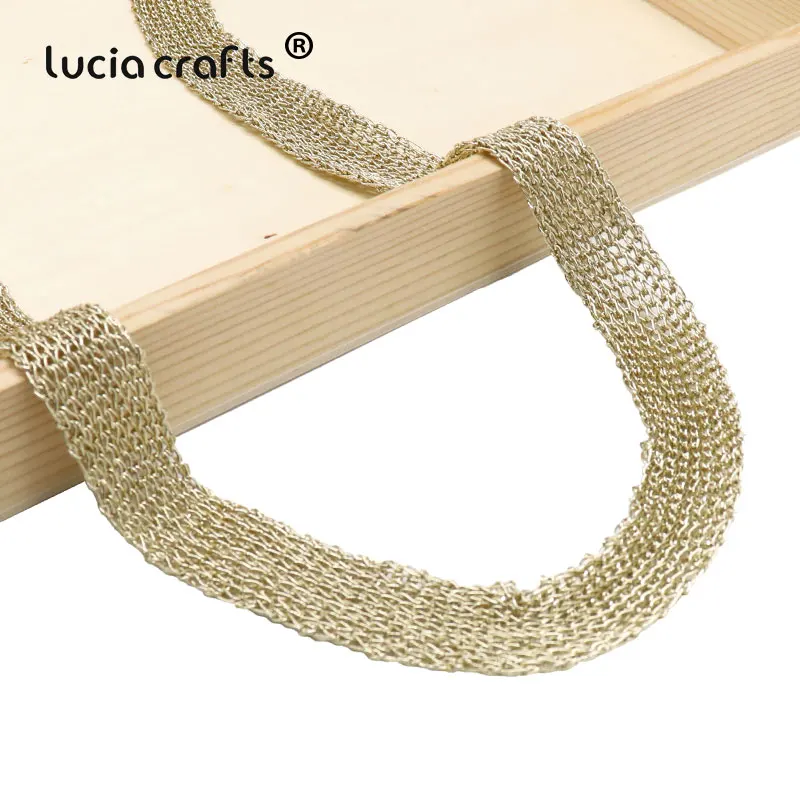 Двусторонняя Блестящая лента для шитья золотого и серебряного цветов 20 мм 2