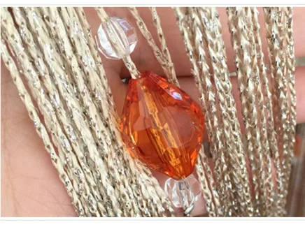 Оливковая Высококачественная занавеска акриловые бусины перегородка фон смелая