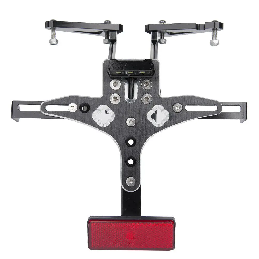 For Yamaha T-MAX530 TMAX 530 TMAX530 2012- Motorbike Adjustable License Number Plate Holder Bracket LED Fender Eliminator