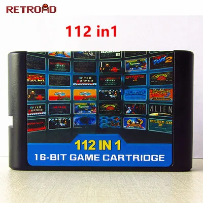 classic 112 in 1 16 бит 112в1/126в1/196в1 мульти игровая карта для оригинальной PAL/NTSC sega Megadrive Genesis ТВ игровая консоль - Цвет: classic 112 in 1