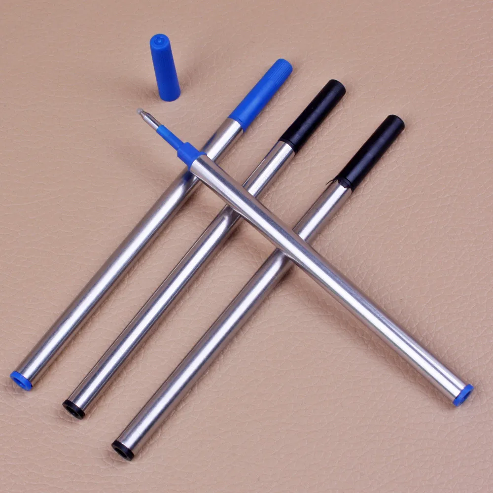 

1PC Metal Rollerball Pen Ballpoint Refills For Kids Student Gift School Supplies Korean Stationery