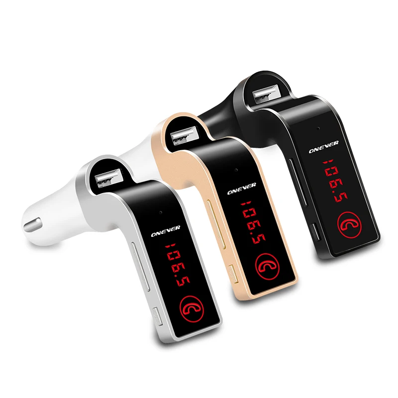 ONEVER Беспроводной Hands Free Bluetooth fm-трансмиттер модулятор Автомобильный комплект