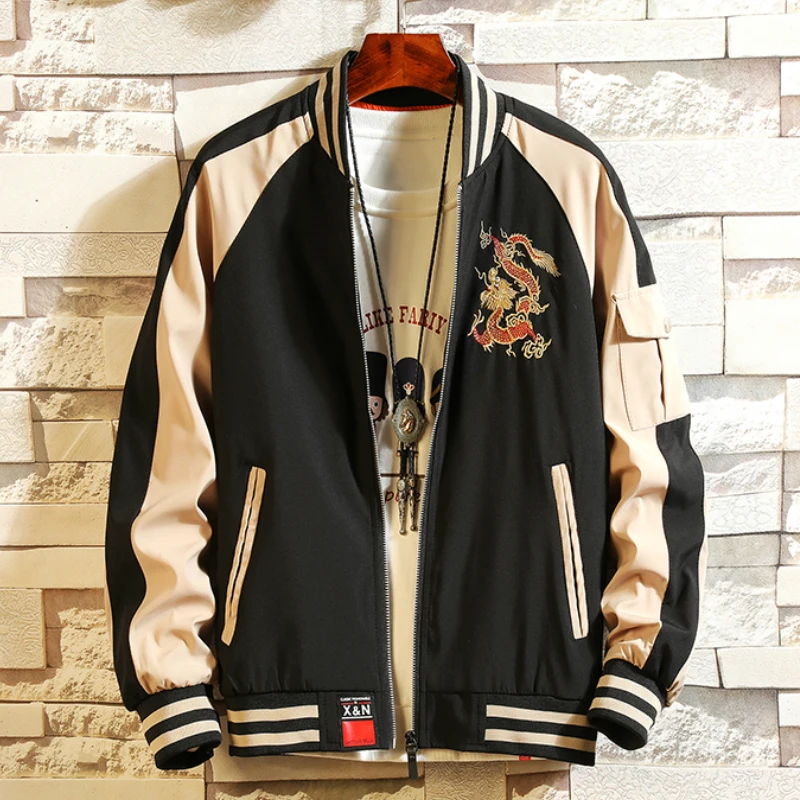 Мужская куртка 2019 Новая мода Бейсбольный воротник мужской ремень с бляшкой