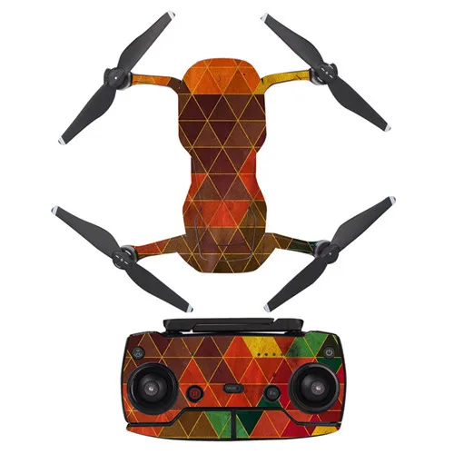 DJI Mavic Air Skin стикер ПВХ Виниловые наклейки для всего тела наклейка для Mavic Air Drone Body+ пульт дистанционного управления+ Arms стикер s - Цвет: YSDJA0072