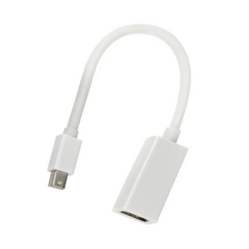 Мини порт дисплея к HDMI совместимый кабель Thunderbolt конвертер Mini DP адаптер 1080P|Кабели