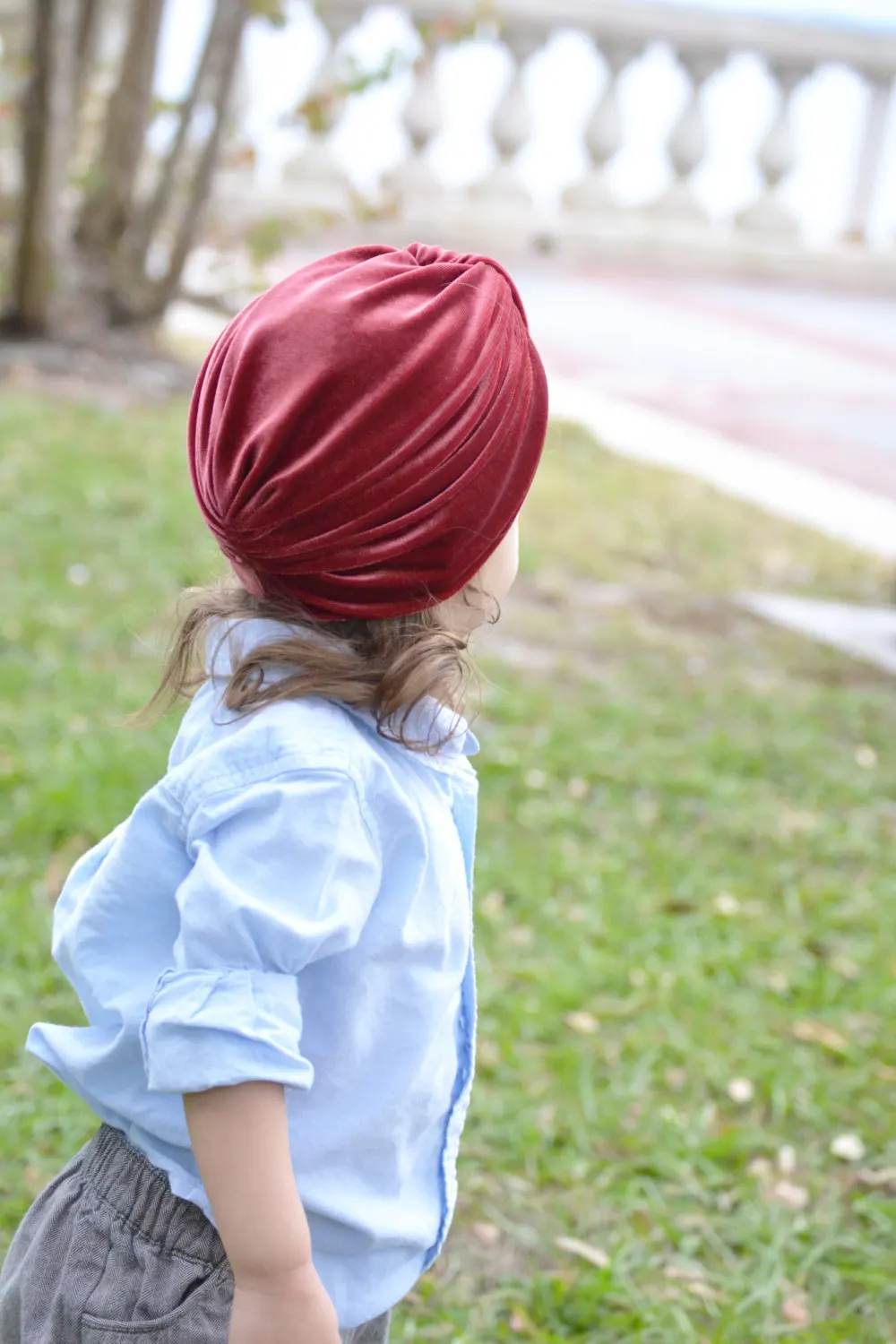 Модные шапки с бантом в индийском стиле для маленьких девочек зимние детские